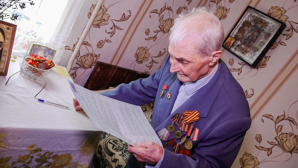 В Анапе к ветеранам Великой Отечественной войны избиркомы приходят на дом