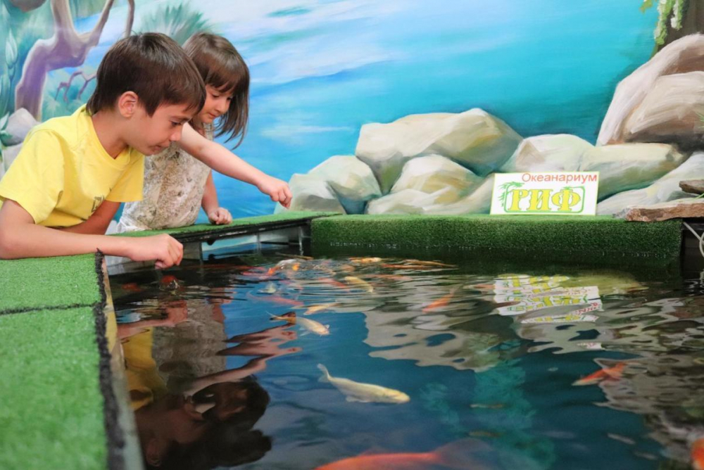 «Дети в восторге» - победители конкурса от «Блокнота Анапы» побывали в океанариуме «РИФ»