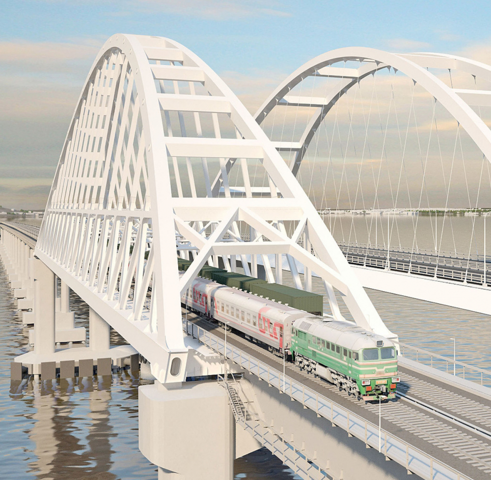 Пассажирские поезда поедут по Крымскому мосту мимо Анапы со скоростью 120 км/час
