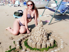 Вероника, участник конкурса "Замки из песка": "Строим вместе с сестрой"