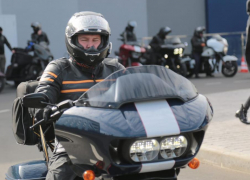 В Витязево под Анапой байкеры на Harley-Davidson закрыли мотосезон