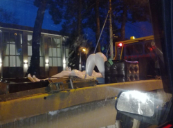 Эвакуатор привёз... манекены