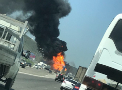 Загорелась заправка! 