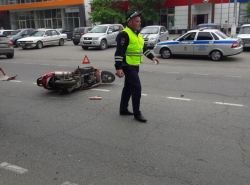 ДТП с мопедом на углу Астраханской и Промышленной