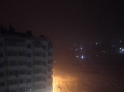 Ночной снег в Анапе