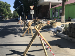 Баррикады на Астраханской в Анапе