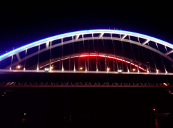 Подсветка Керченского моста со всех ракурсов