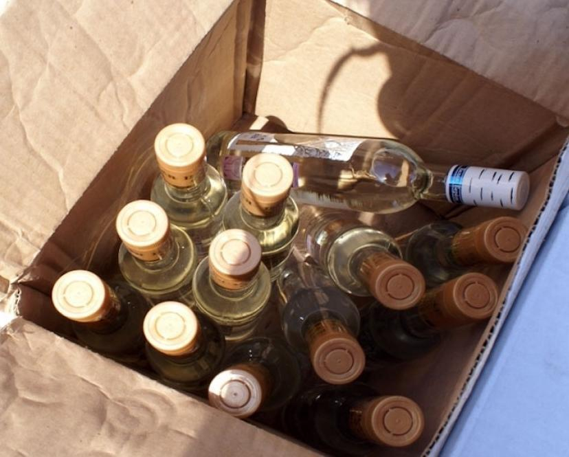 Полиция изъяла у анапчанина 240 литров контрафактного алкоголя